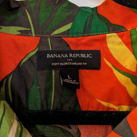 Tropical Print Button Down - Picture 6 of 10